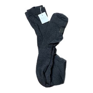 Bonpoint tights gray with sliver shimmer